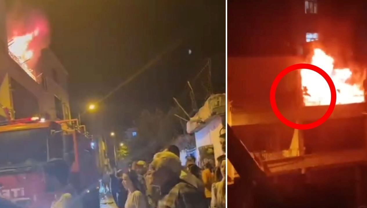 diyarbakirda ev yangini baba alevlerin arasina atladi m3NfuiJn