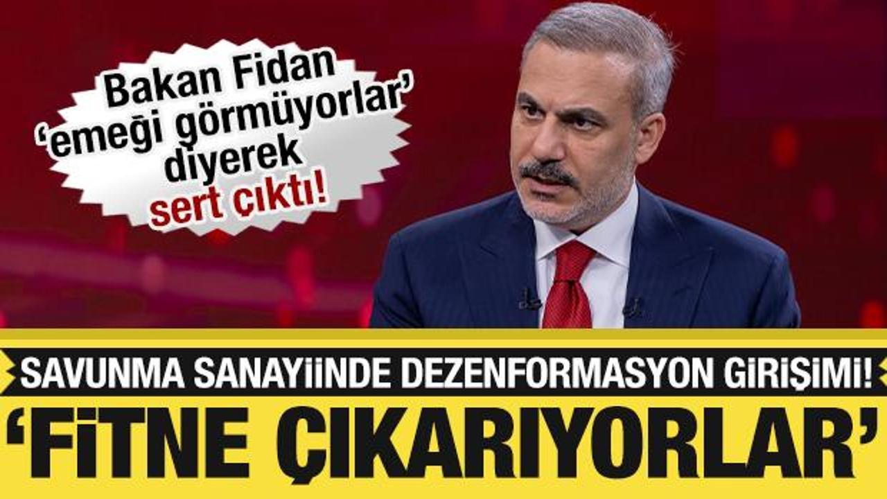 bakan fidan sert cikti savunmadaki emegi gormeyenler fitne cikariyor CamyyWhd