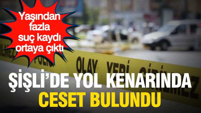 Sislide yol kenarinda ceset bulundu yasindan fazla suc kaydi ortaya cikti UXceJv8l