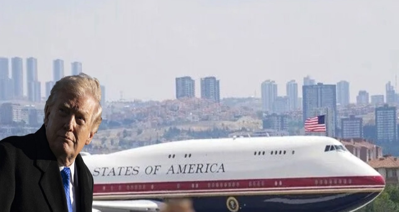 Trump tehdit uzerine ucak degistirmis RxL1dAQB
